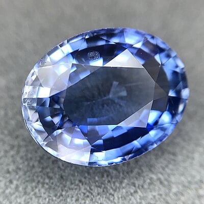 3.47ct Oval Mixed Cut Sapphire