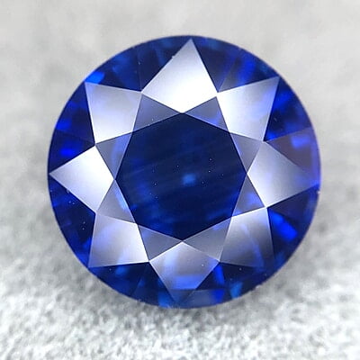 2.46ct Round Mixed Cut Sapphire
