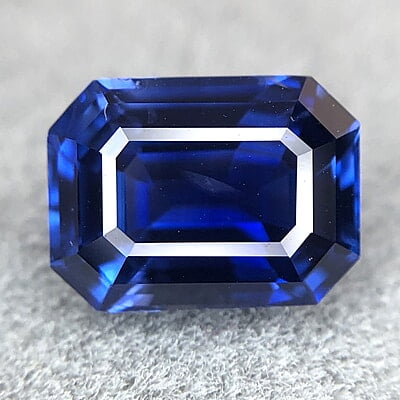 1.80ct Octagon Step Cut Sapphire