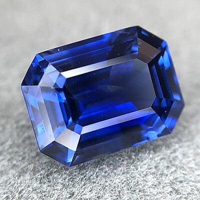 1.80ct Octagon Step Cut Sapphire