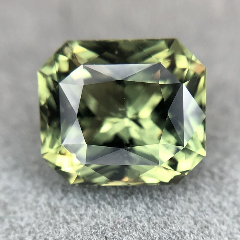 3.37ct Radiant Brilliant Cut Sapphire