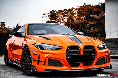 2021–2025 BMW M4 G82 / G83 BKSSII Style Front Bumper, Fender & Side Skirts Kit