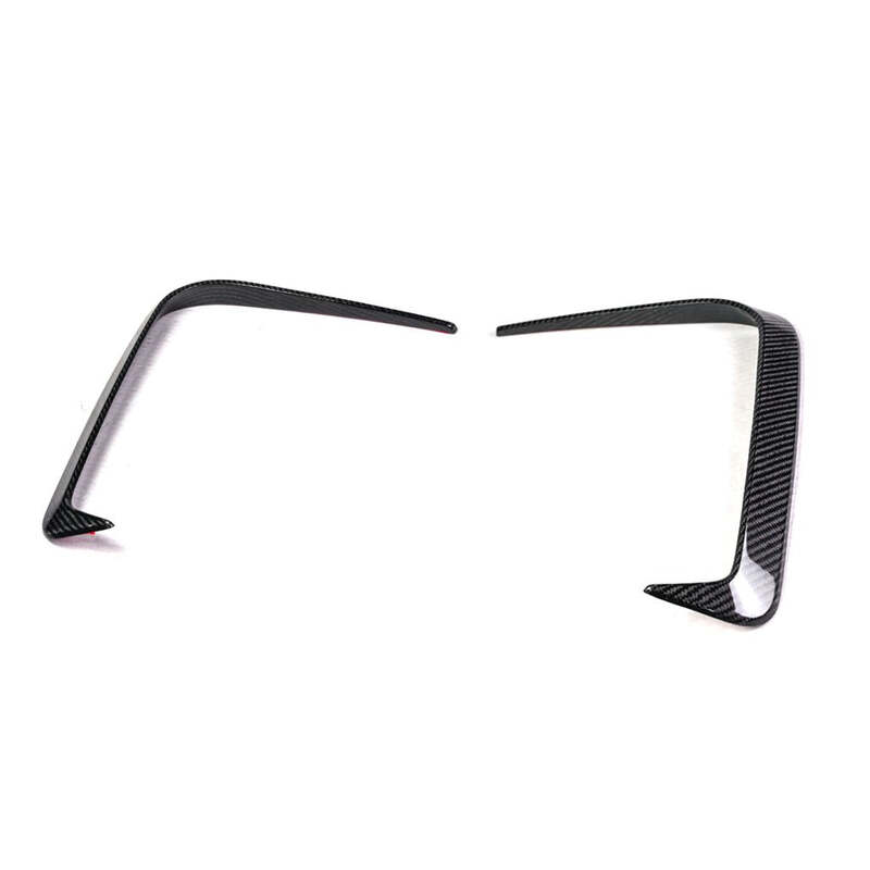 Carbon Fiber Front Bumper Garnish Trim Fang – Fits BMW G22/G23 430i & M440i Carbon Fiber Front Bumper Garnish Trim Fang – Fits BMW G22/G23 430i & M440i