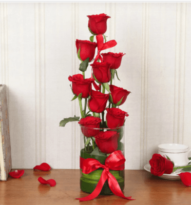 A Rose vase Bouquet
