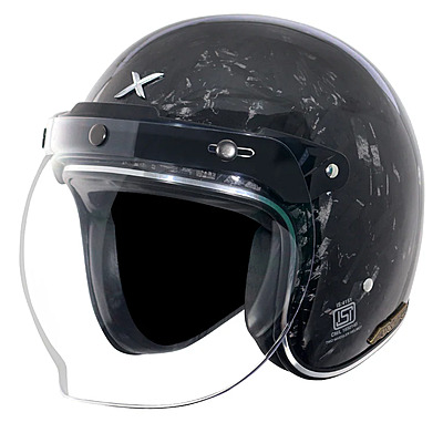 H/F HELMET AXOR RETRO JET CARBON