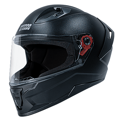 STUDDS RAIDER WITH SPOLIER BLACK C/V (M)