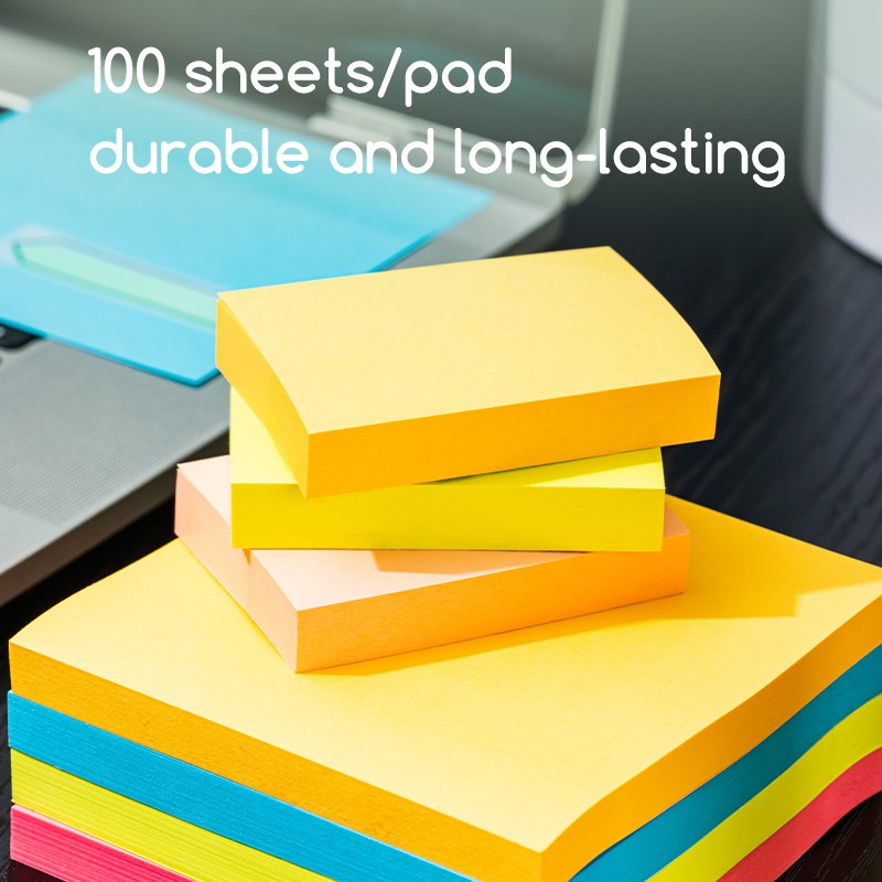 DELI A01103 STICKY 1.5"x2" ASST - PACK OF 3 PADS DELI A01103 STICKY 1.5"x2" ASST - PACK OF 3 PADS