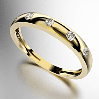 ANILLO CINTILLO PIEDRAS REDONDAS EMBUTIDAS (MOD. A040) ANILLO CINTILLO PIEDRAS REDONDAS EMBUTIDAS (MOD. A040)
