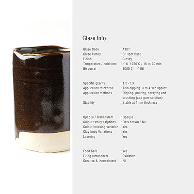 Sara Mid Fire Oil Spot A101/A102 Sara Mid Fire Oil Spot A101/A102