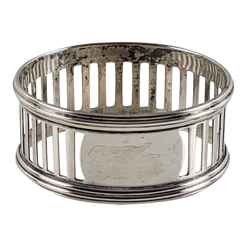 Bar Pierced Napkin Ring American Sterling c.1900 Bar Pierced Napkin Ring American Sterling c.1900