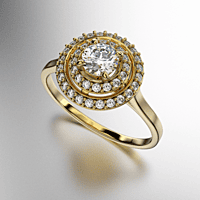 ANILLO ANTIQUE PIEDRA REDODNA (MOD. A161)