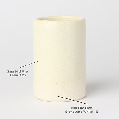 Sara Clay Mid Fire Stoneware White - E Sara Clay Mid Fire Stoneware White - E