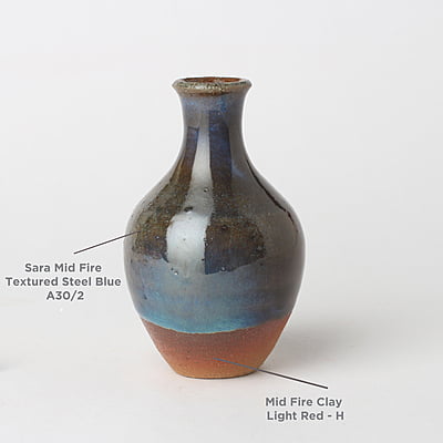 Sara Clay Mid Fire Light Red - H Sara Clay Mid Fire Light Red - H