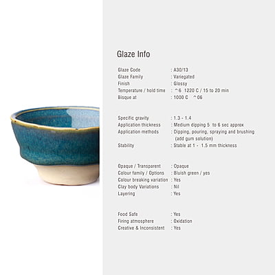 Sara Mid Fire Textured Blue Crystal A30/13 Sara Mid Fire Textured Blue Crystal A30/13