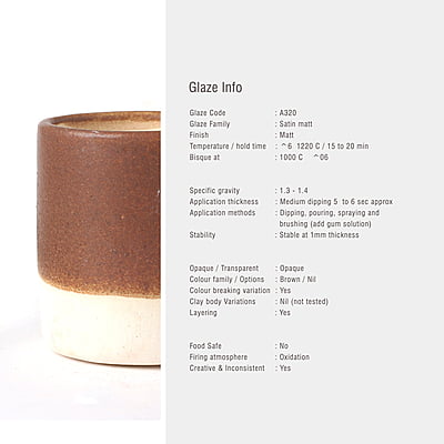 Sara Mid Fire Satin Matt Wood Brown A320