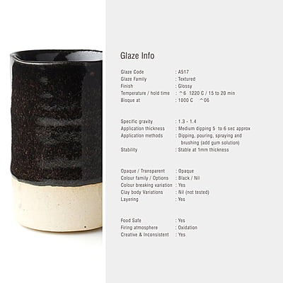 Sara Mid Fire Textured Black A517