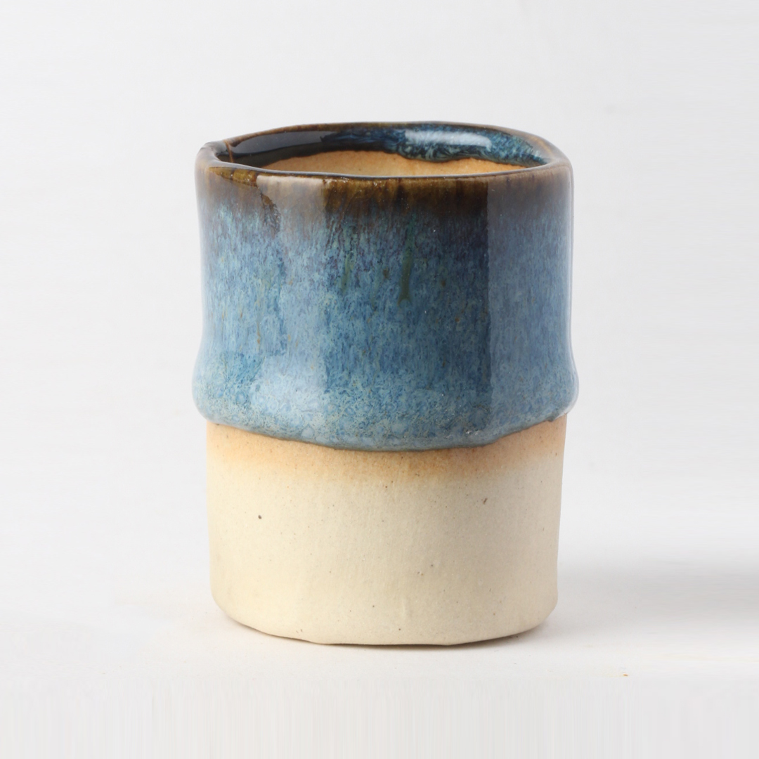 Sara Mid Fire Textured Blue A674