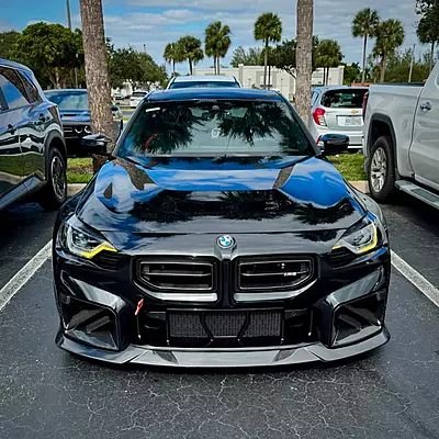 BMW G87 M2 MHC Style Carbon Fiber Front Lip (2023 - Present) BMW G87 M2 MHC Style Carbon Fiber Front Lip (2023 - Present)