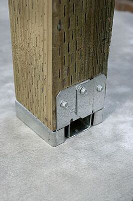 Simpson Strong-Tie Wood Conn - Bases & Caps - Post Base ABA Simpson Strong-Tie Wood Conn - Bases & Caps - Post Base ABA