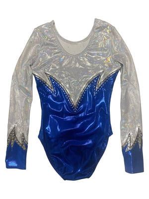BLUE / SILVER SHINY FOIL MYSTIQUE W/ RHINESTONES BLUE / SILVER SHINY FOIL MYSTIQUE W/ RHINESTONES