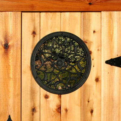 Fence & Gate Black Cast Aluminum Inserts-Round Fence & Gate Black Cast Aluminum Inserts-Round