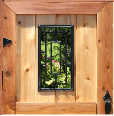 Fence & Gate Black Cast Aluminum Inserts Rectangle Fence & Gate Black Cast Aluminum Inserts Rectangle