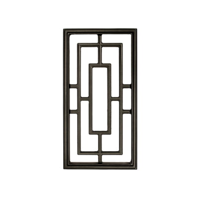 Fence & Gate Black Cast Aluminum Inserts-Rectangle Fence & Gate Black Cast Aluminum Inserts-Rectangle