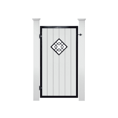 Fence & Gate Black Cast Aluminum Inserts Geo Style Insert Fence & Gate Black Cast Aluminum Inserts Geo Style Insert