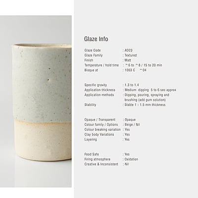 Sara Versatile Matt White Frost AD23 Sara Versatile Matt White Frost AD23