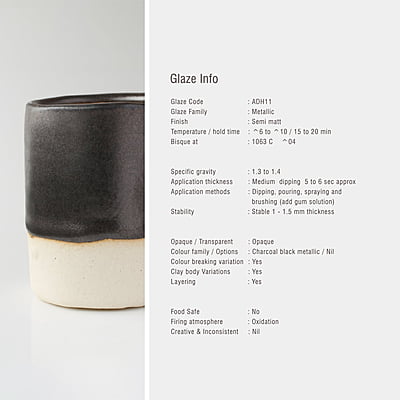 Sara Versatile Metallic Black Umber ADH11 Sara Versatile Metallic Black Umber ADH11