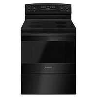 Amana® AER6303MFB 30" Electric Range with Extra-Large Oven Window Amana® AER6303MFB 30" Electric Range with Extra-Large Oven Window