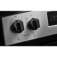 Amana® AER6603SMS 30" Electric Range with Extra-Large Oven Window Amana® AER6603SMS 30" Electric Range with Extra-Large Oven Window