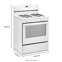 Amana® AGR6303MM 30-inch Gas Range with Bake Assist Temps