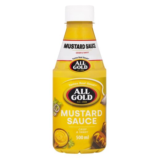 ALL GOLD MUSTARD SAUCE 500ML ALL GOLD MUSTARD SAUCE 500ML
