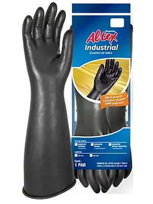 ALTEX PAR DE GUANTES DE LATEX USO RUDO EXTRA LARGO 1 PZA