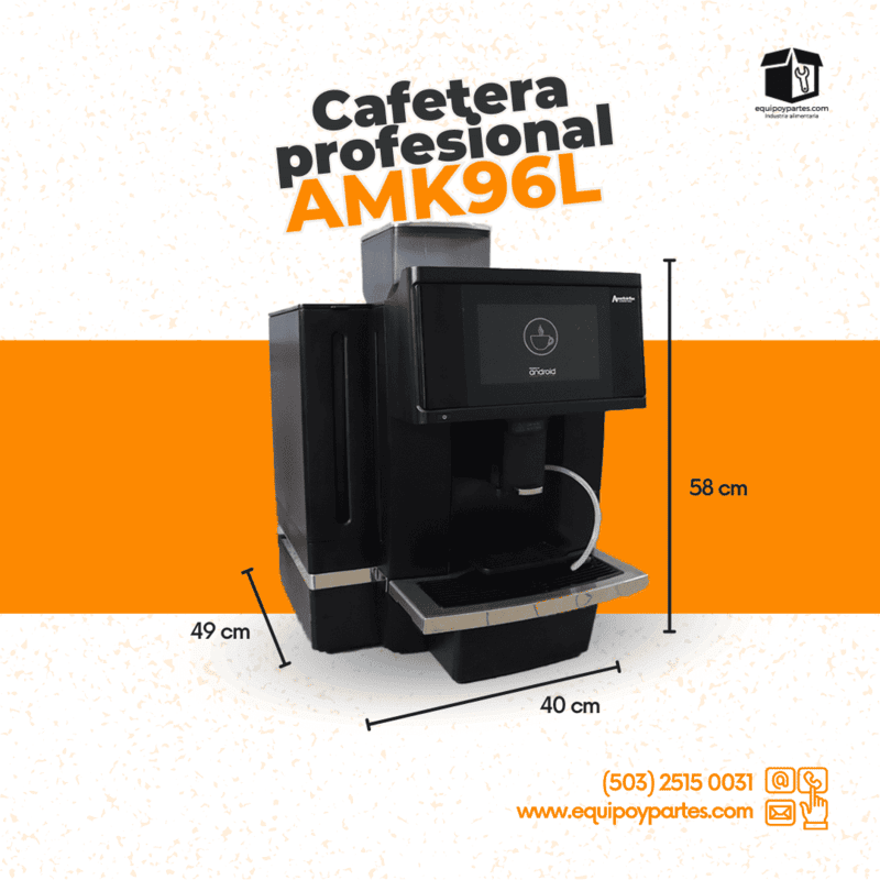 AMK96L CAFETERA SUPER AUTOMÁTICA. AMK96L CAFETERA SUPER AUTOMÁTICA.