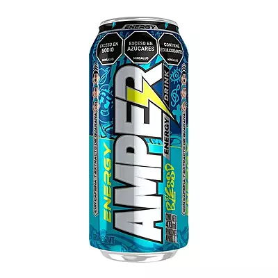 AMPER BLUE BEBIDA ENERGIZANTE 473 ML