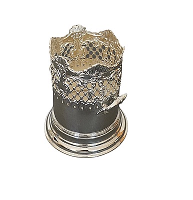 Syphon Stand Embossed English Silver Plate c.1880.SKU:ANT4247 Syphon Stand Embossed English Silver Plate c.1880.SKU:ANT4247