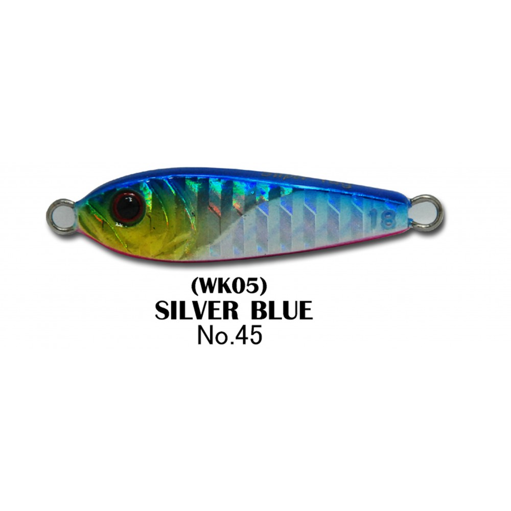 ASARI เหยื่อจิ๊กกิ้ง - รุ่น SUPER  18G ( 45(WK05) SILVER BLUE )