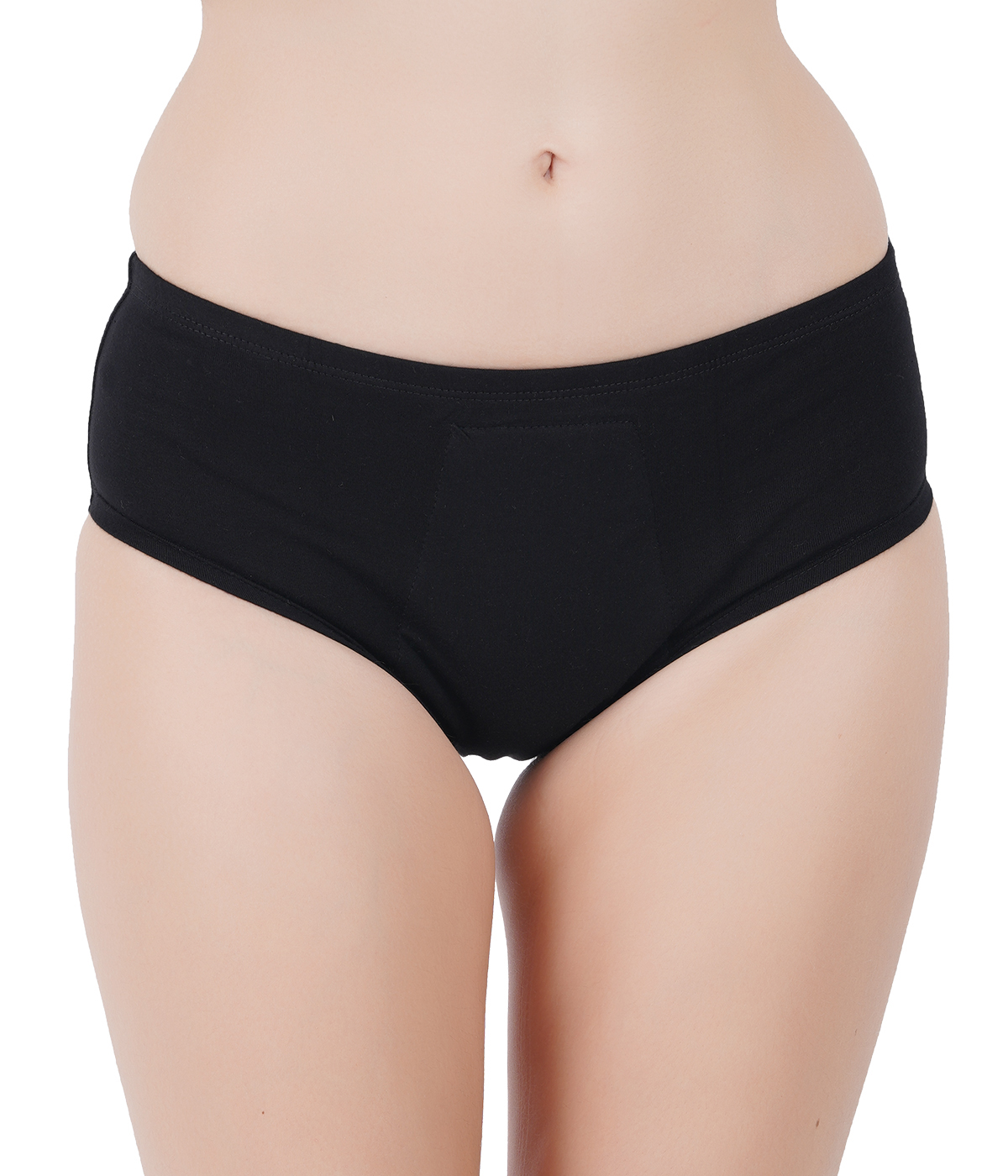 HIPSTER PERIOD PANTY - BLACK