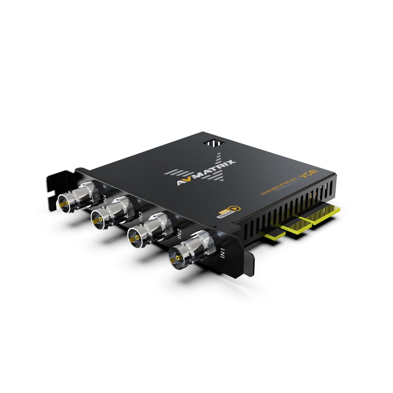 AVMatrix VC41 4-CH 3G-SDI PCIE Capture Card AVMatrix VC41 4-CH 3G-SDI PCIE Capture Card