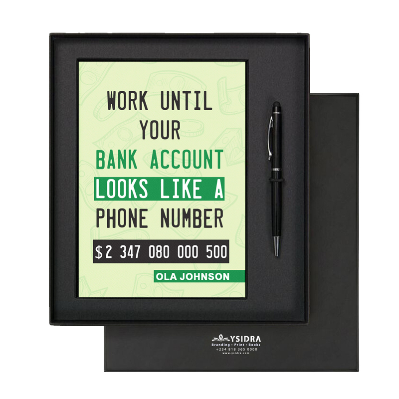 Account Balance Like Phone Number | Premium Motivational Notebook Account Balance Like Phone Number | Premium Motivational Notebook