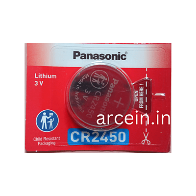 Panasonic CR2450 3V Lithium battery(Pack of 1)