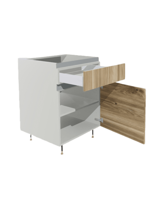 BASE CABINET 1 DOOR 1 DRAWER PULL OUT CUSTOM