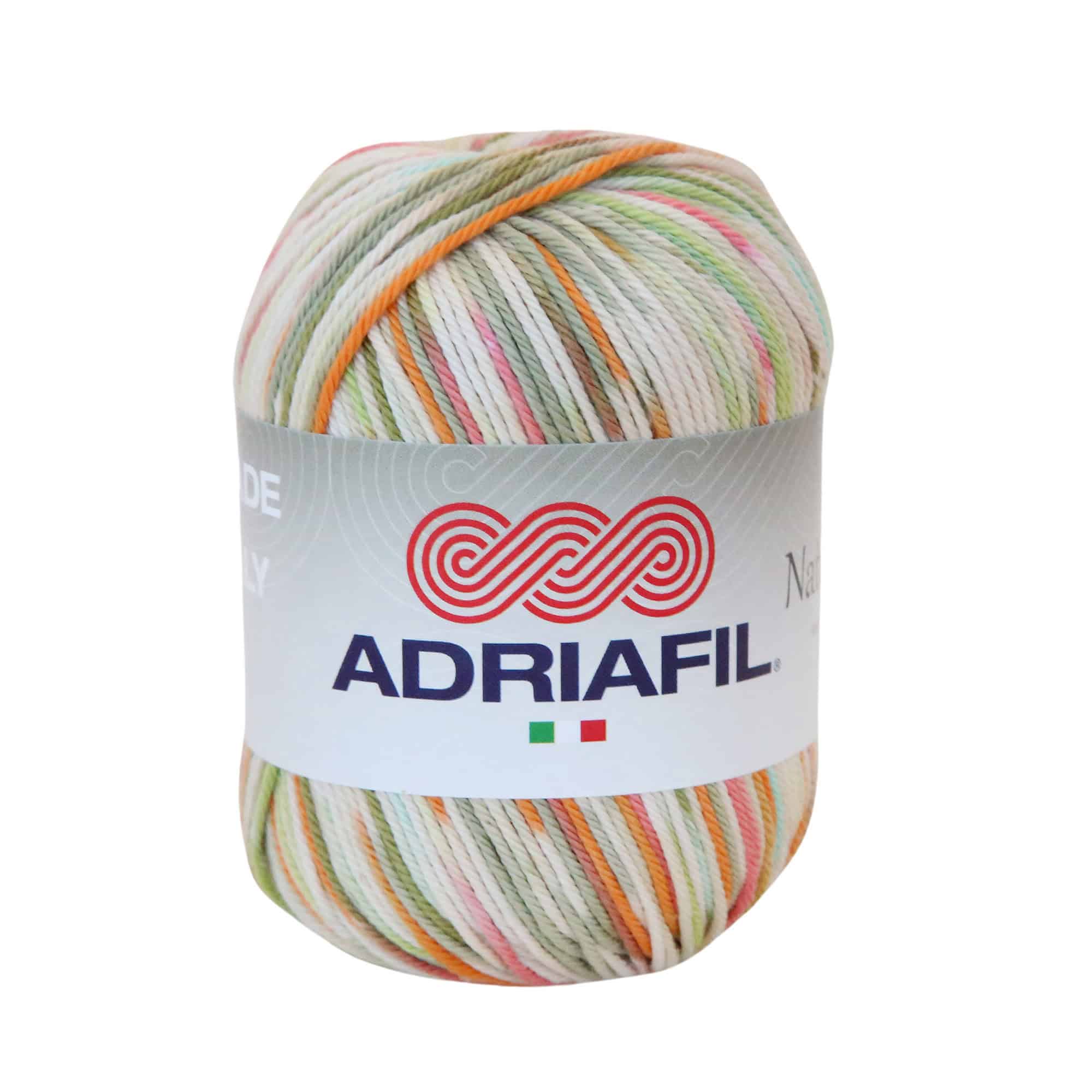 Naturama Filato 100% cotone naturale, multicolor e sostenibile