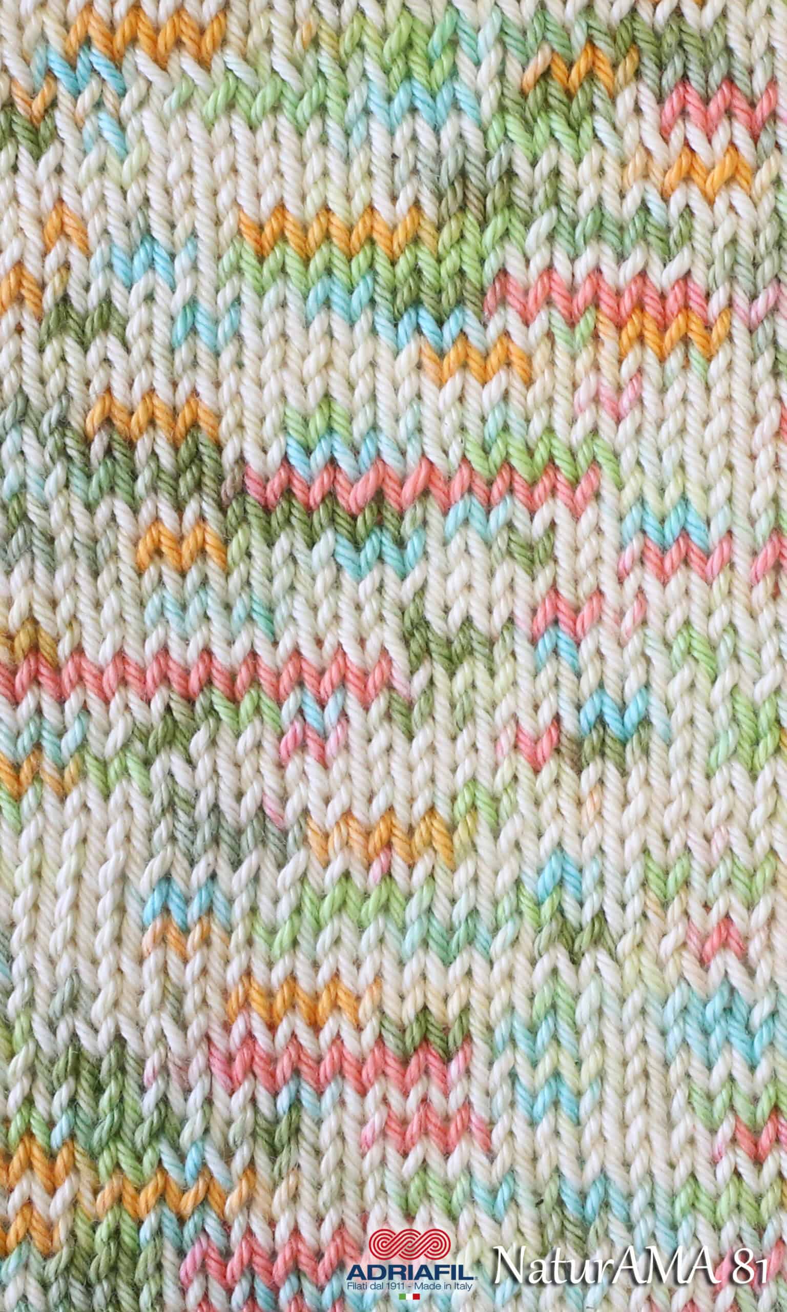 Naturama Filato 100% cotone naturale, multicolor e sostenibile
