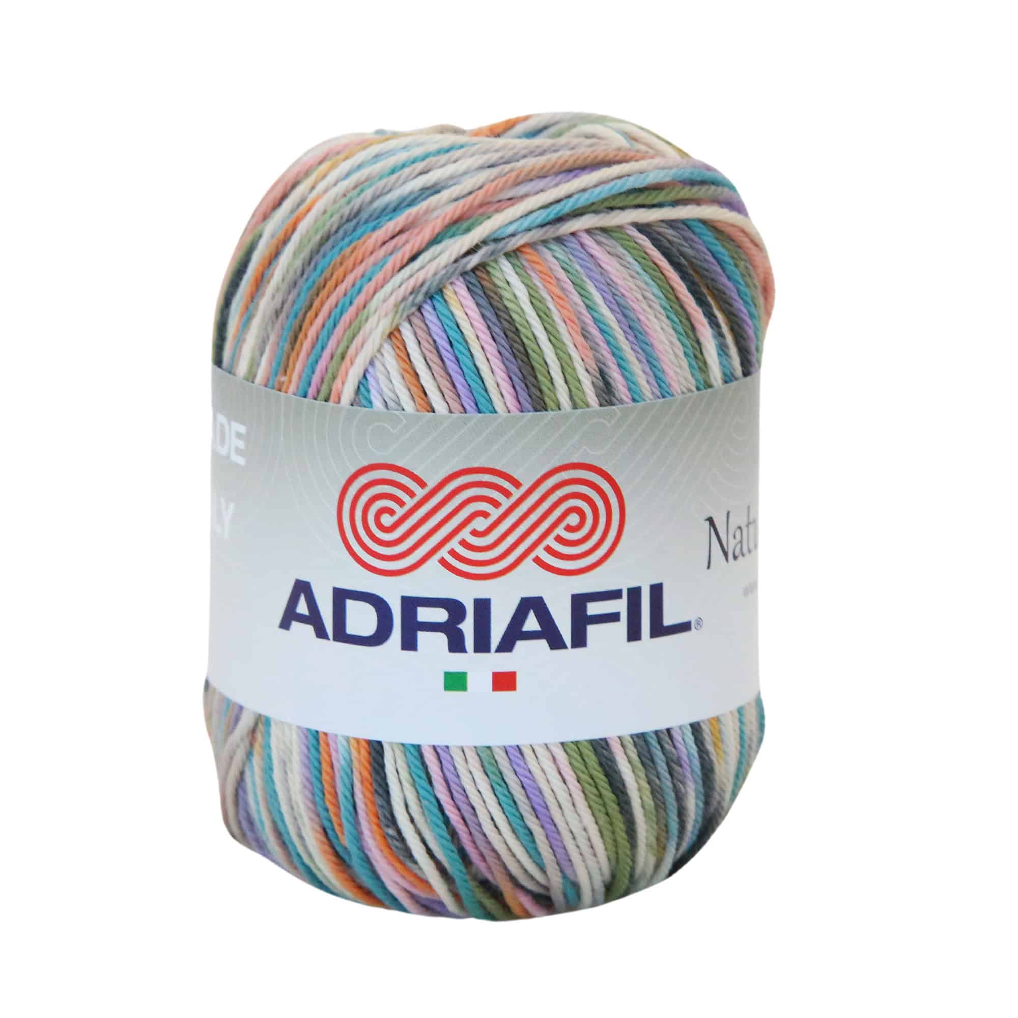 Naturama Filato 100% cotone naturale, multicolor e sostenibile