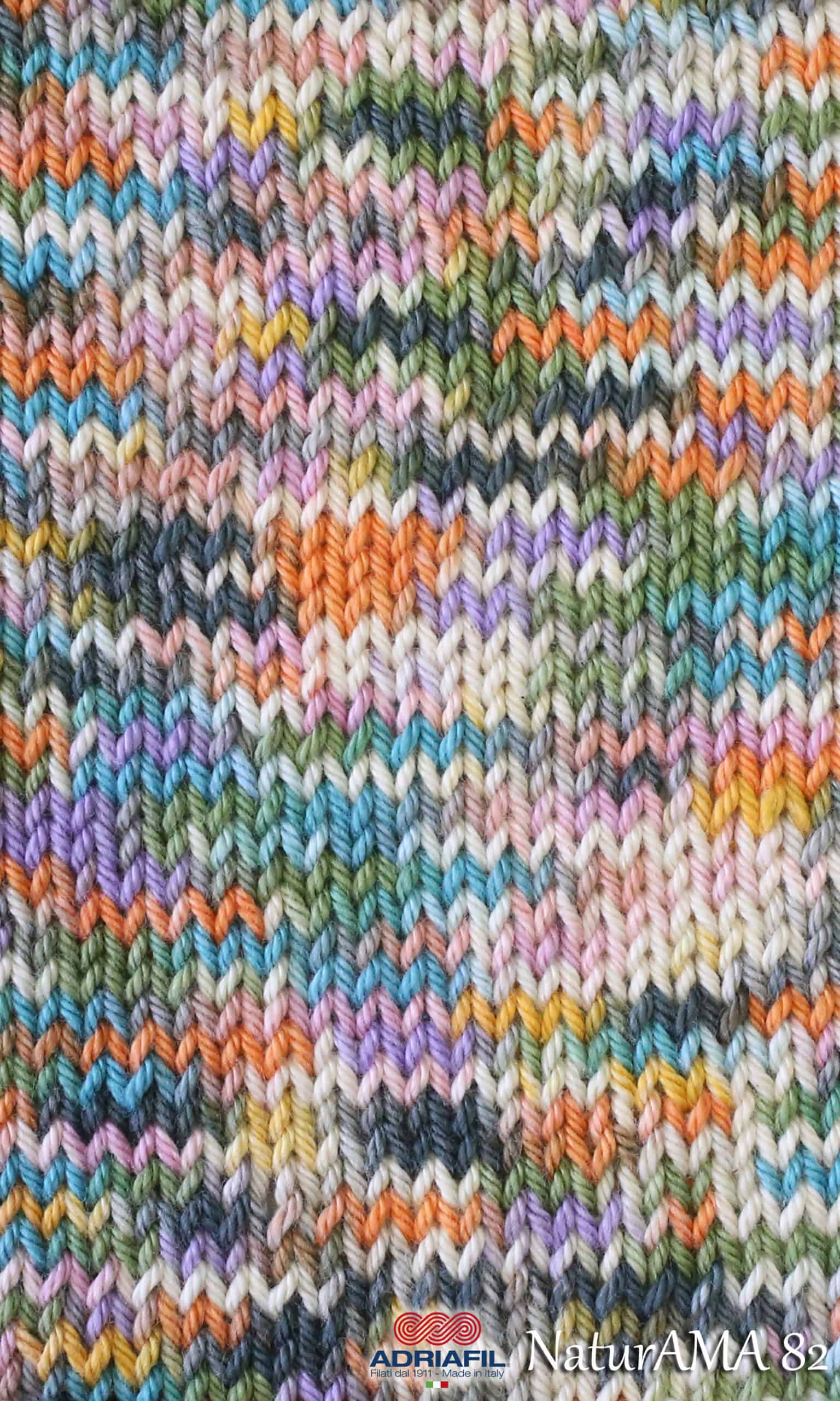 Naturama Filato 100% cotone naturale, multicolor e sostenibile