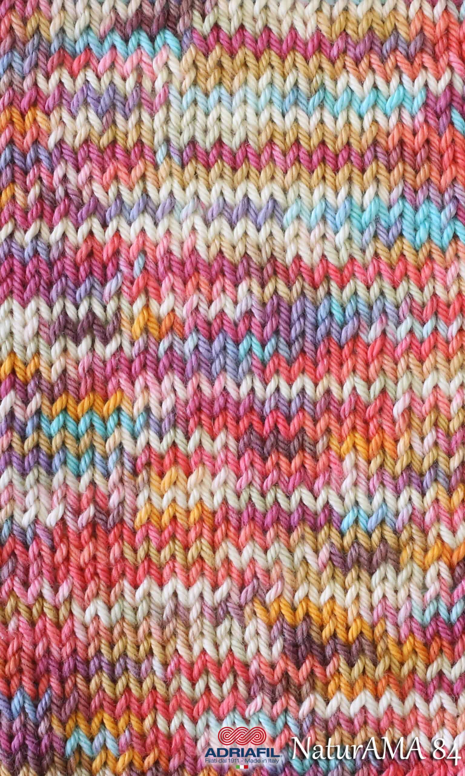 Naturama Filato 100% cotone naturale, multicolor e sostenibile
