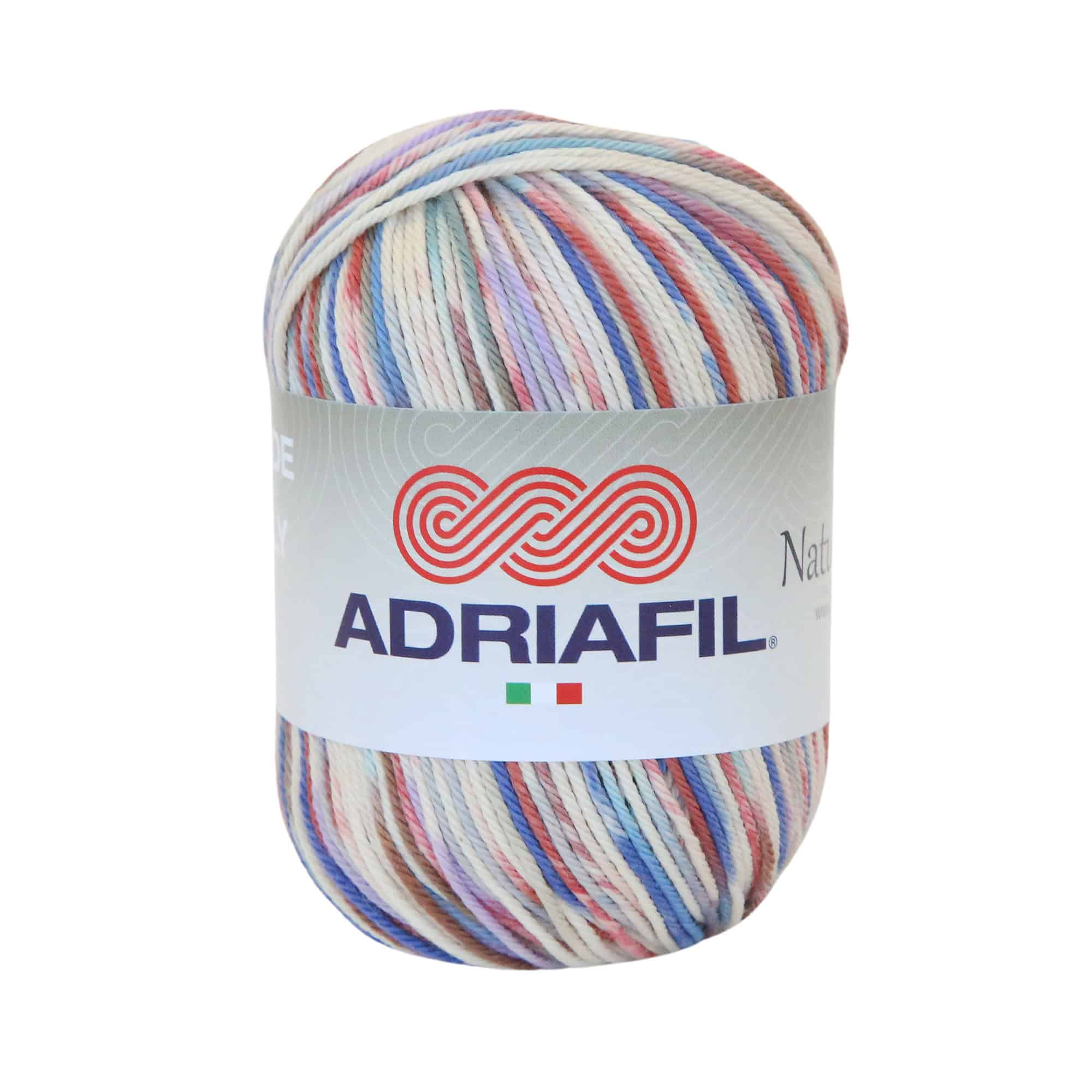 Naturama Filato 100% cotone naturale, multicolor e sostenibile